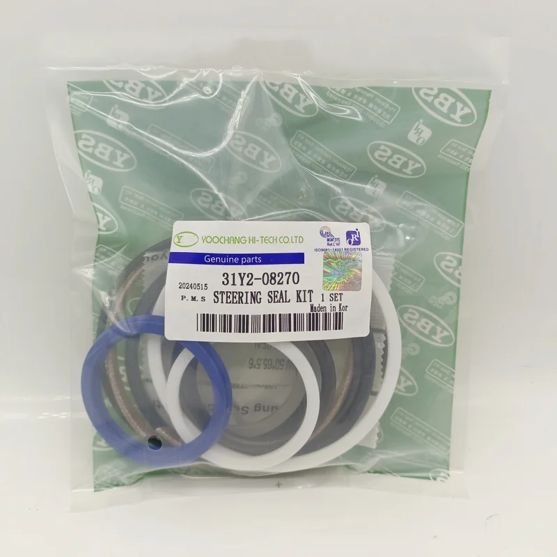 Wheel Loaders Hydraulic Cylinder Oil Seal HL770-7 HL770-7A Steering Cylinder Seal Kit 31Y2-08270 31Y208270
Wheel Loaders Hydraulic Cylinder Oil Seal HL770-7 HL770-7A Steering Cylinder Seal Kit 31Y2-08270 31Y208270