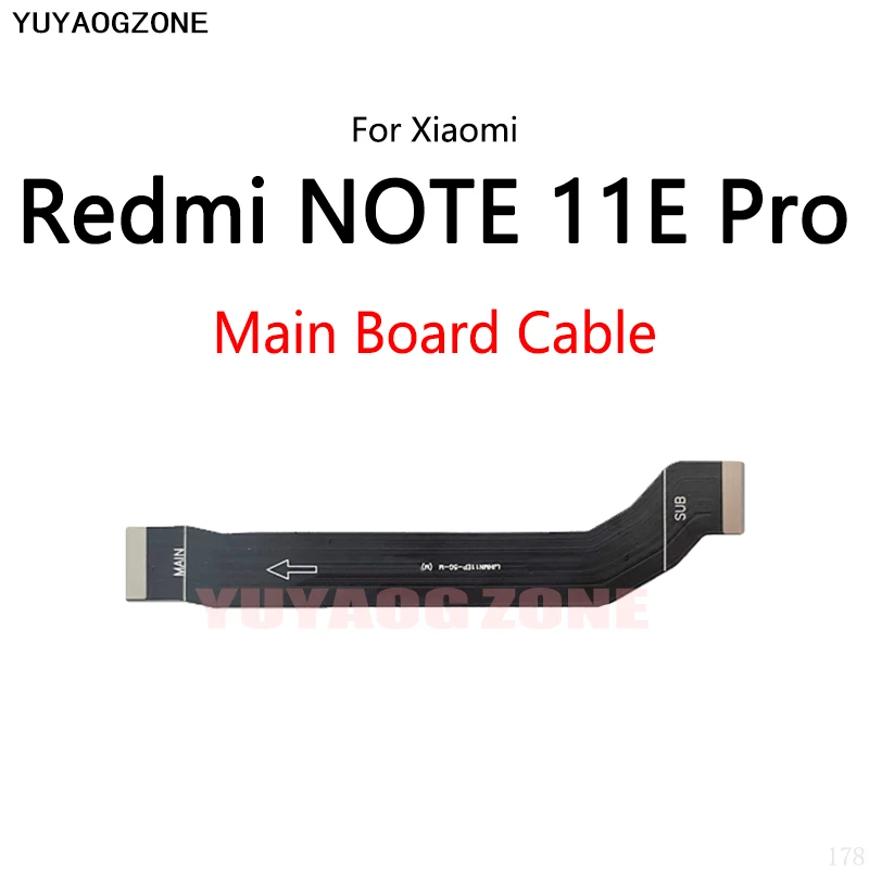 10PCS/Lot For Xiaomi Redmi NOTE 11E Pro 5G Motherboard LCD Display Connect Cable Main Board Flex Cable
10PCS/Lot For Xiaomi Redmi NOTE 11E Pro 5G Motherboard LCD Display Connect Cable Main Board Flex Cable