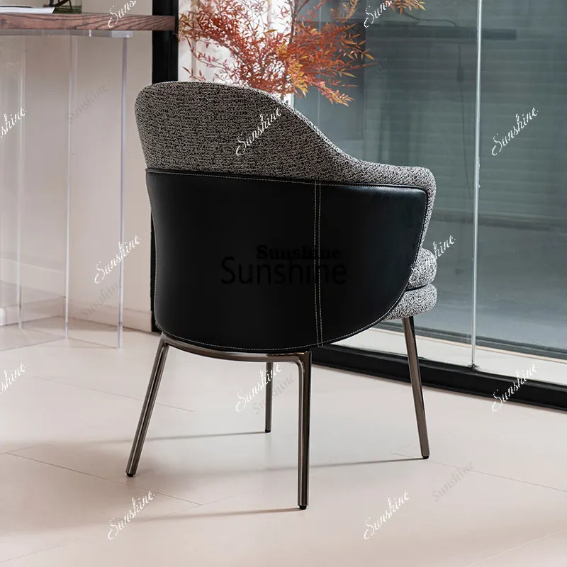 TDItalian minimalist cotton and linen comfortable armrest dining chair single leisure chair
TDItalian minimalist cotton and linen comfortable armrest dining chair single leisure chair