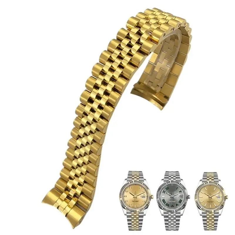 316L Stainless Steel Watchband 20mm Fit For Rolex Datejust Oyster Perpetual 36mm Watch Dial Strap Silver Golden Solid Wristband
316L Stainless Steel Watchband 20mm Fit For Rolex Datejust Oyster Perpetual 36mm Watch Dial Strap Silver Golden Solid Wristband