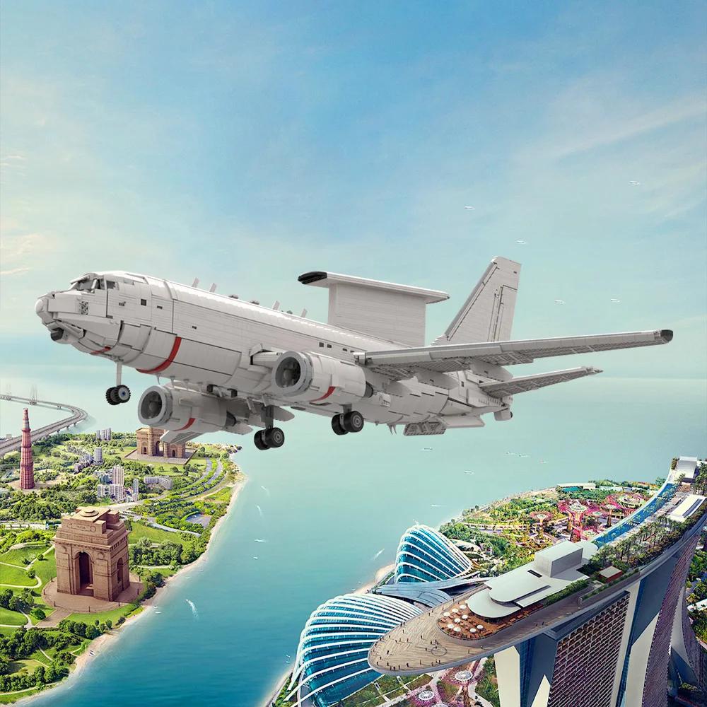 MOC-186775 Boeing E-7 Wedgetail Piece Building Block Set Passenger Jet and Space Shuttle Model Bricks Educational Toys for Kids
MOC-186775 Boeing E-7 Wedgetail Piece Building Block Set Passenger Jet and Space Shuttle Model Bricks Educational Toys for Kids
