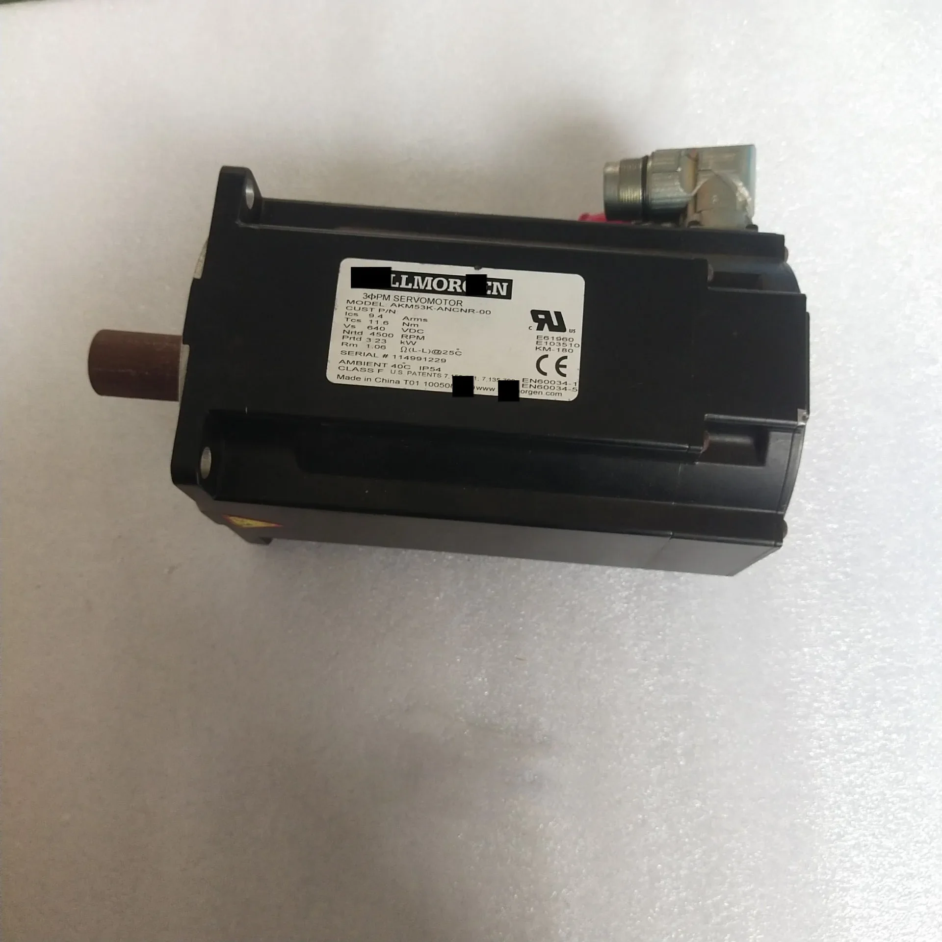 AKM53K-ANCNR-00 Servo Motor in Good Condition
AKM53K-ANCNR-00 Servo Motor in Good Condition