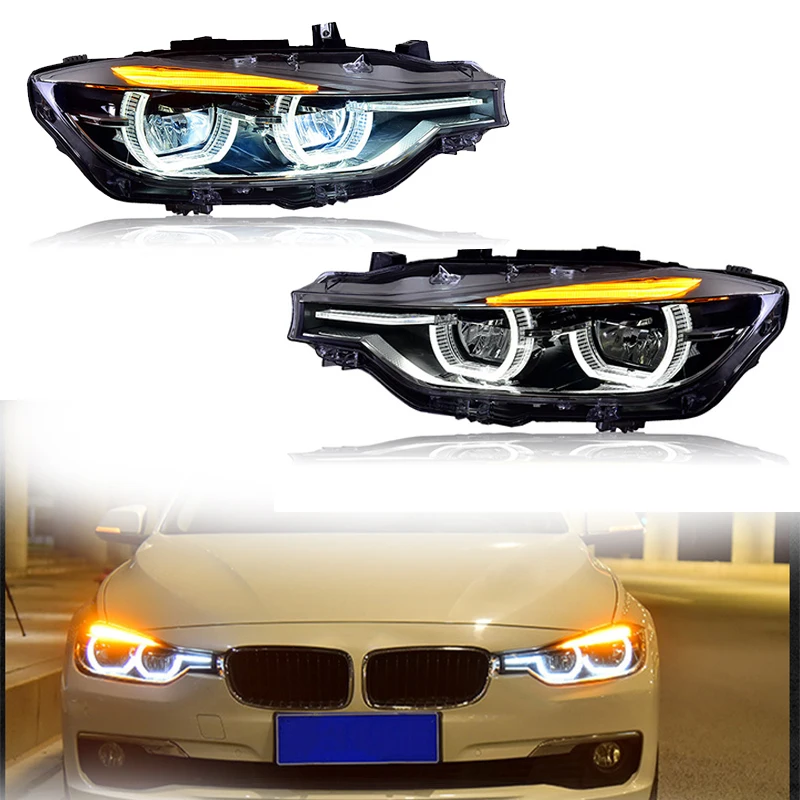 Car Styling Head Lamp for BMW F30 Headlights 2013-2015 F35 LED Headlight 320i 318i 325i DRL Angel Eye Automotive Accessories
Car Styling Head Lamp for BMW F30 Headlights 2013-2015 F35 LED Headlight 320i 318i 325i DRL Angel Eye Automotive Accessories