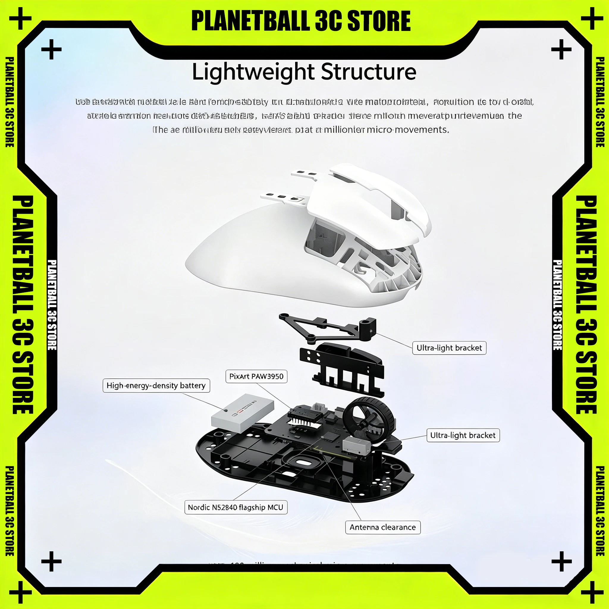 IMECOO P1 8000Hz 8K Polling Rate Lightweight Wireless Gaming Mouse, Ergonomic Skin-like Coating for CS2 Valorant FPS
IMECOO P1 8000Hz 8K Polling Rate Lightweight Wireless Gaming Mouse, Ergonomic Skin-like Coating for CS2 Valorant FPS