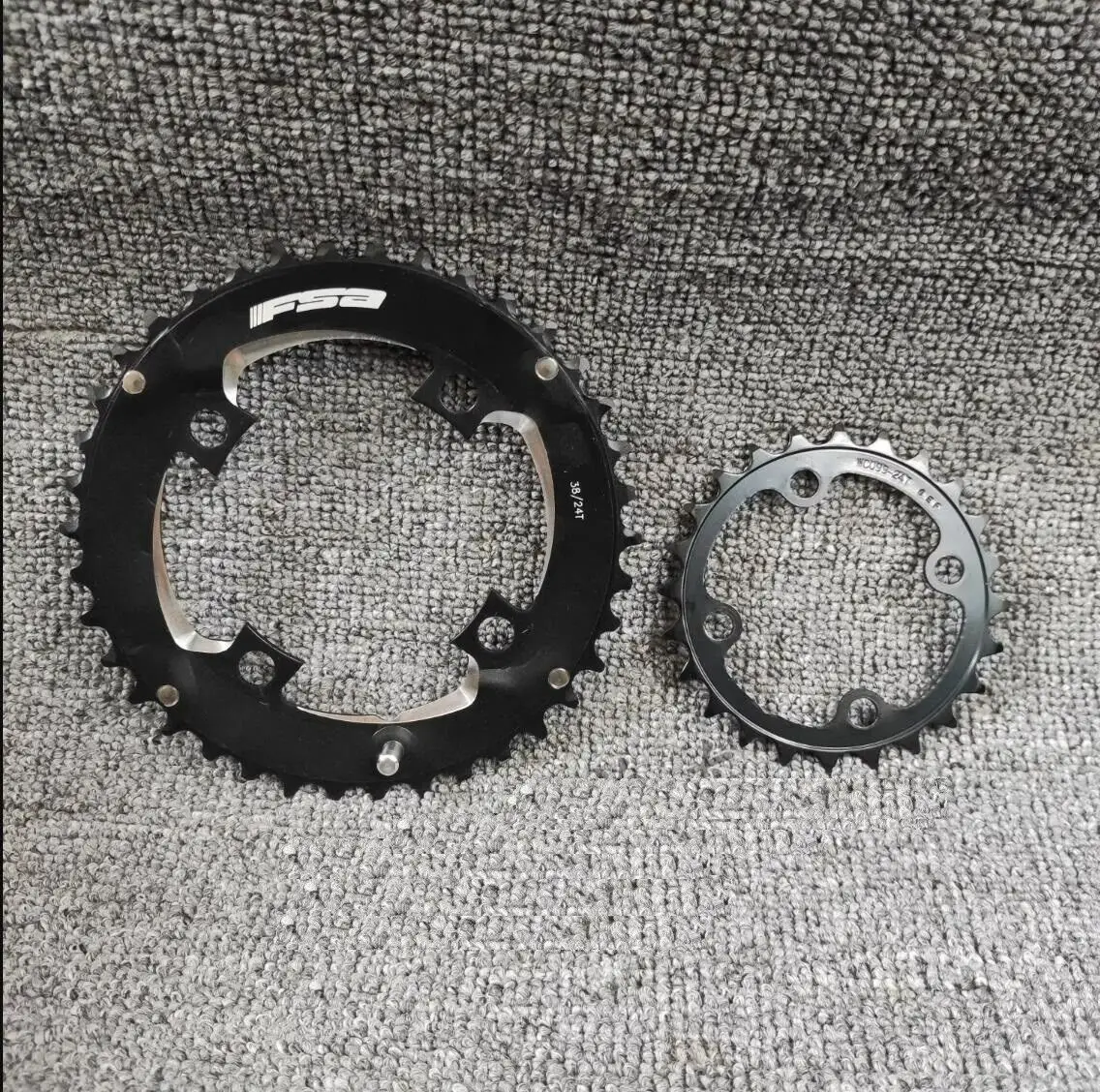 for FSA Comet Double Chainring Dual 38T-24T BCD96 MTB bicycle driveline chainwheel
for FSA Comet Double Chainring Dual 38T-24T BCD96 MTB bicycle driveline chainwheel