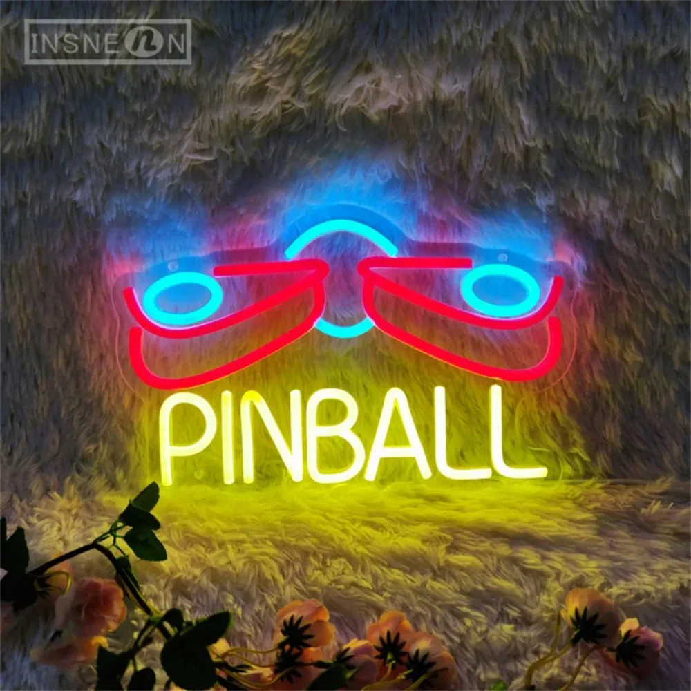 Pinball Theme LED Neon Sign Dimmable USB Operated Wall Hanging Light Decor for Game Room Man Cave Club Bedroom Party Atmosphere
Pinball Theme LED Neon Sign Dimmable USB Operated Wall Hanging Light Decor for Game Room Man Cave Club Bedroom Party Atmosphere