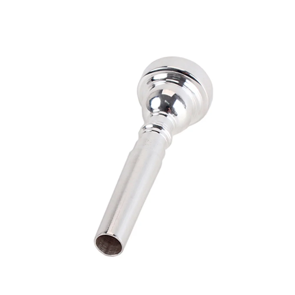 Unique Shape 3c Trumpet Mouthpiece Silver Plated Metal Easy to Generate Clear Tone for Beginners Trumpet Shape 
Unique Shape 3c Trumpet Mouthpiece Silver Plated Metal Easy to Generate Clear Tone for Beginners Trumpet Shape