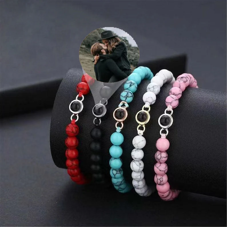 Natural Stone Custom Nano Projection Photo Bracelet Fashion Ladies Personalized Custom Picture Jewelry Couple Bracelet Gift
Natural Stone Custom Nano Projection Photo Bracelet Fashion Ladies Personalized Custom Picture Jewelry Couple Bracelet Gift