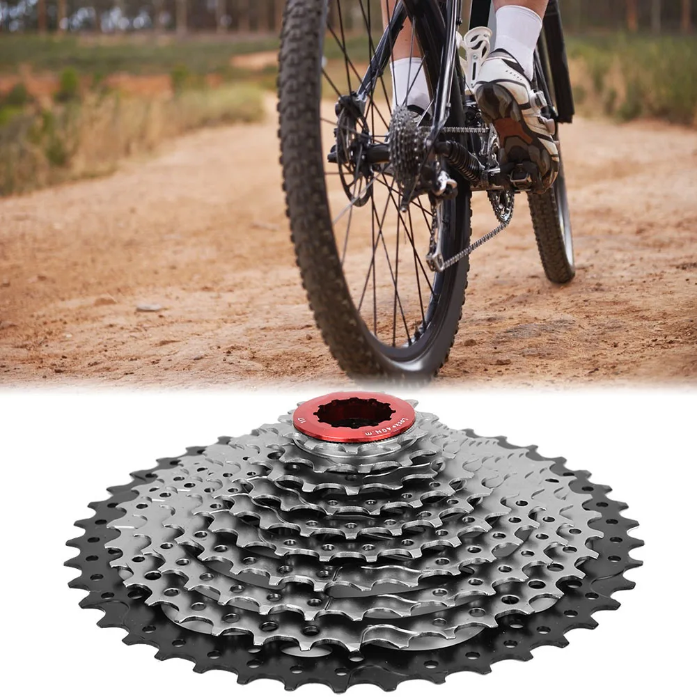Bike 10 Speed Freewheel Cassette Freewheel Sprocket 10 Speed 11-42T Mountain Race Bike Replacement Part Accessory
Bike 10 Speed Freewheel Cassette Freewheel Sprocket 10 Speed 11-42T Mountain Race Bike Replacement Part Accessory