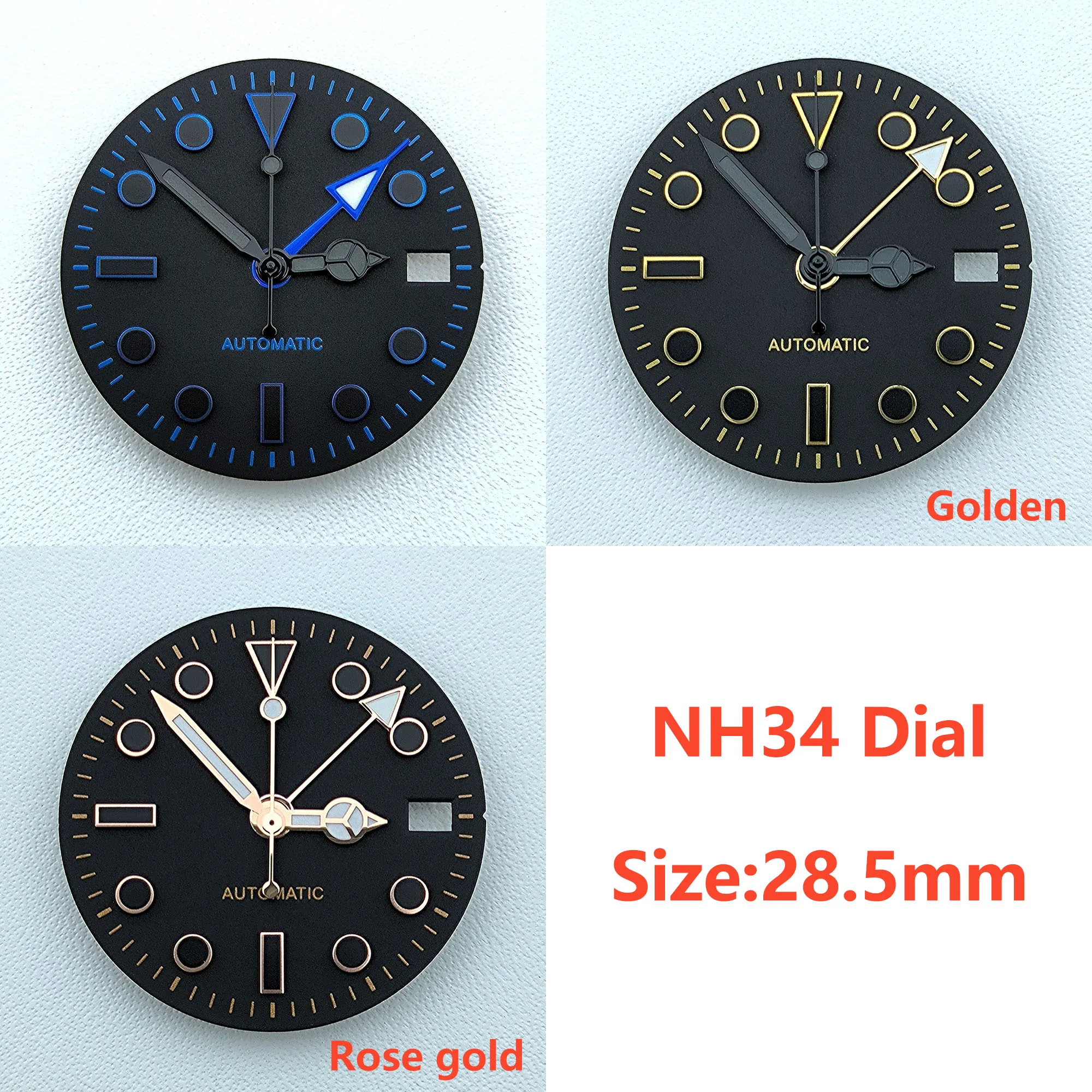 28.5mm NH34 dial Custom logo No logo Watch dial No Luminous dial for NH34 movement watch accessories
28.5mm NH34 dial Custom logo No logo Watch dial No Luminous dial for NH34 movement watch accessories