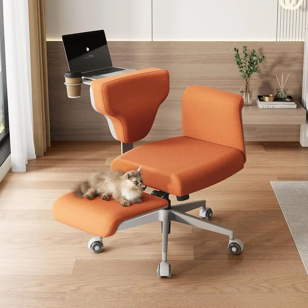 Multi-Position Ergonomic Office Chair with Wheels and Armrests
Multi-Position Ergonomic Office Chair with Wheels and Armrests
