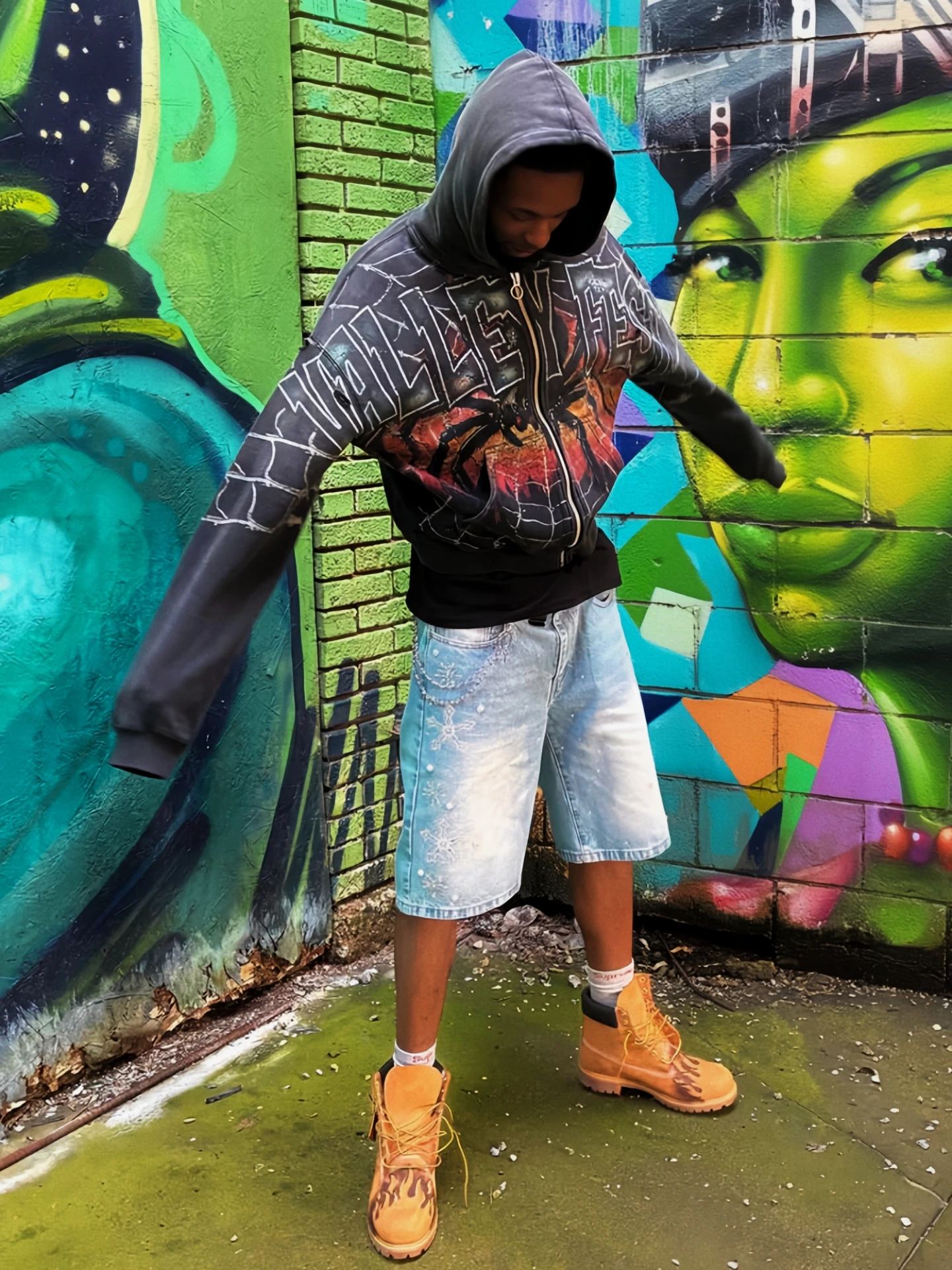 Толстовка-кардиган на молнии с принтом «Паутина» и надписью «Valley Letter» в американском хип-хоп стиле, модная, с длинными рукавами, для пар, в стиле Вест-Кост
Толстовка-кардиган на молнии с принтом «Паутина» и надписью «Valley Letter» в американском хип-хоп стиле, модная, с длинными рукавами, для пар, в стиле Вест-Кост