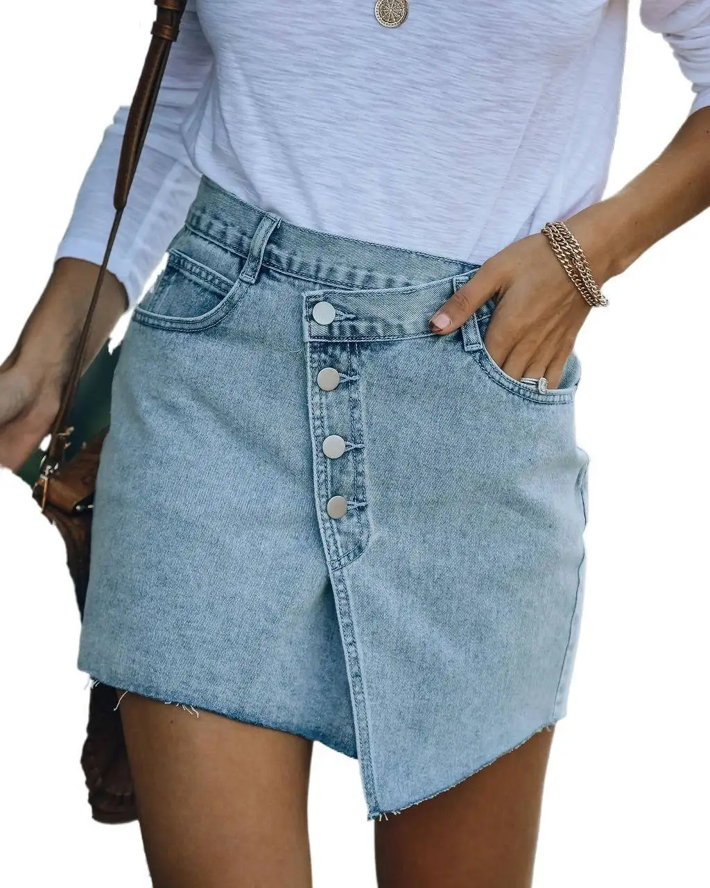 Summer New Casual Temperament Women's Denim Skirt ort Ski Faionable Spring Season Ladies Jeans High Quali Ladies Premium
Summer New Casual Temperament Women's Denim Skirt ort Ski Faionable Spring Season Ladies Jeans High Quali Ladies Premium