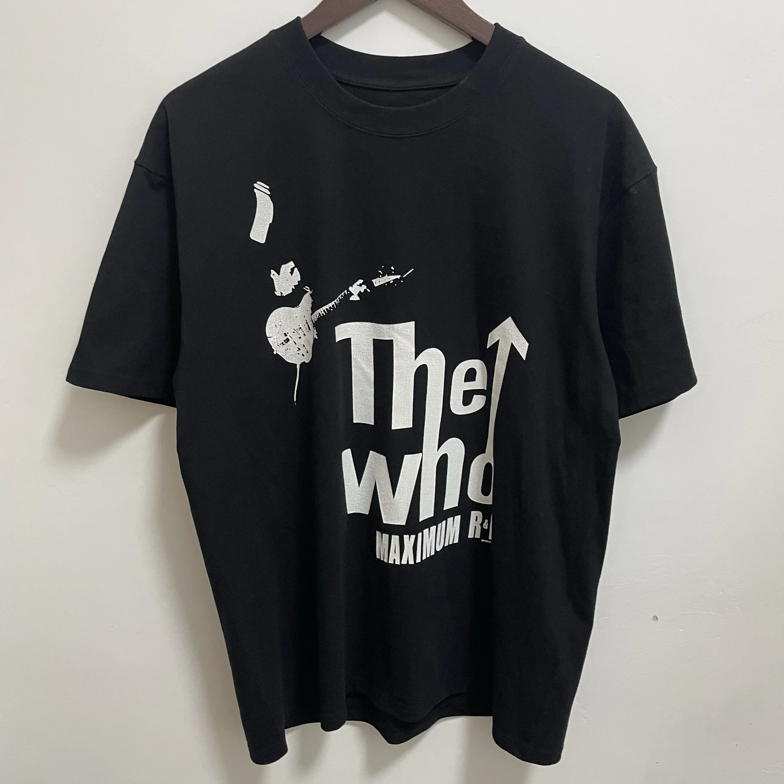 South Korea 80s TheWho Band Large Size Cotton Short Sleeves Black Cleanfit Style Trendy Fashion 
South Korea 80s TheWho Band Large Size Cotton Short Sleeves Black Cleanfit Style Trendy Fashion