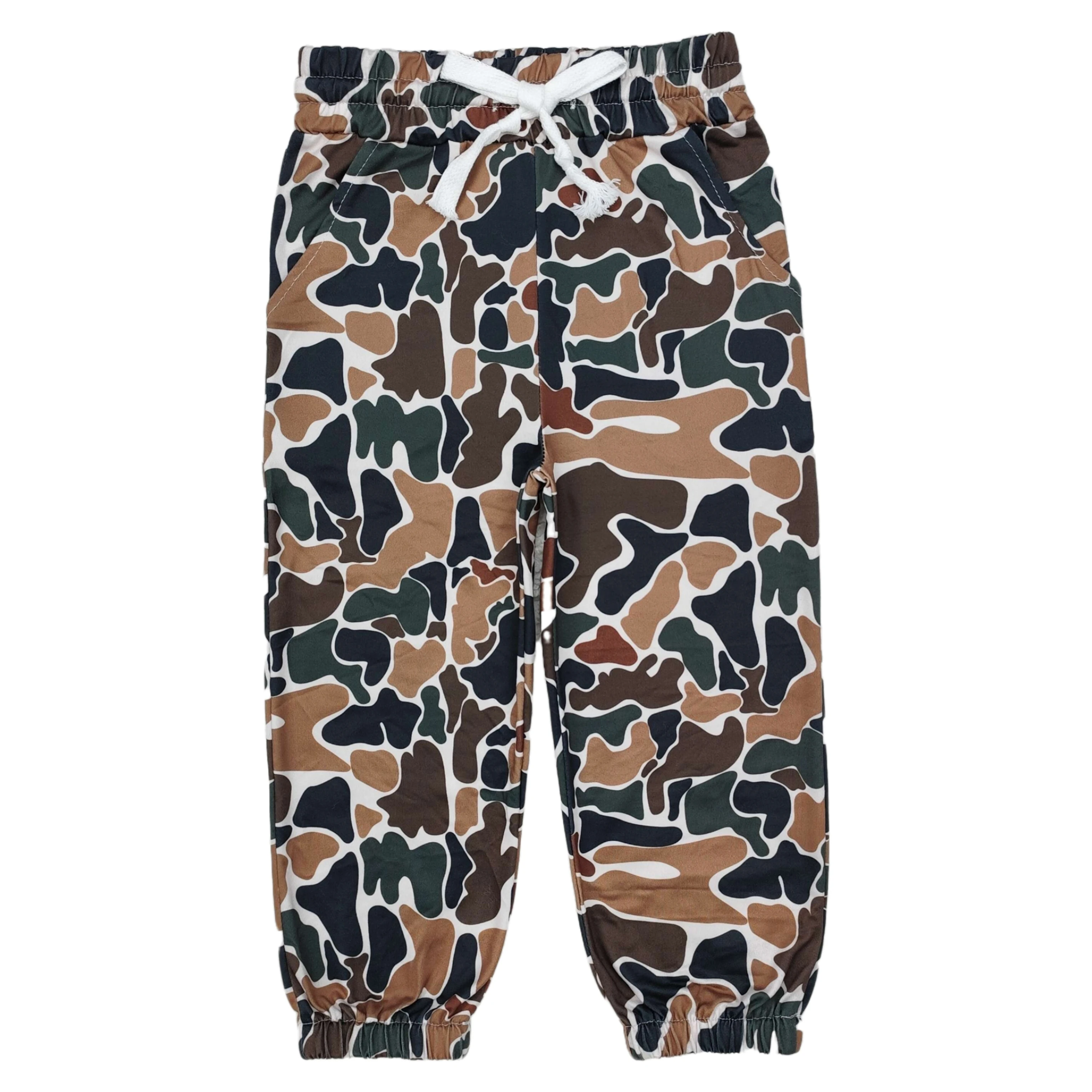 Wholesale Hot Sale Infant Baby Boy Trousers Toddler Spring Fall Children Camo Print Clothes Kids Pocket Pants One Piece Clothing
Wholesale Hot Sale Infant Baby Boy Trousers Toddler Spring Fall Children Camo Print Clothes Kids Pocket Pants One Piece Clothing