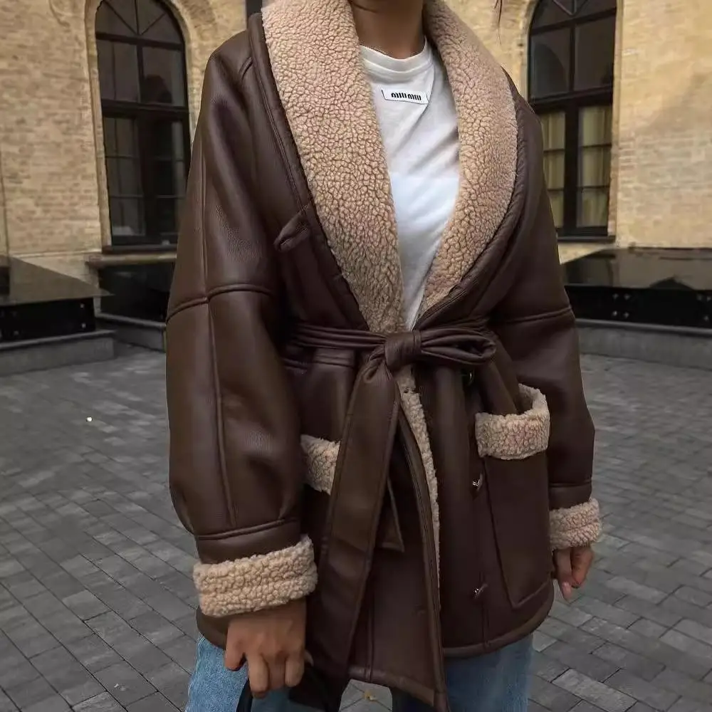 Faionable корейское длинное пальто-све, женское кожаное и меховое пальто Ele Personali, трансграничное 2023
Faionable корейское длинное пальто-све, женское кожаное и меховое пальто Ele Personali, трансграничное 2023