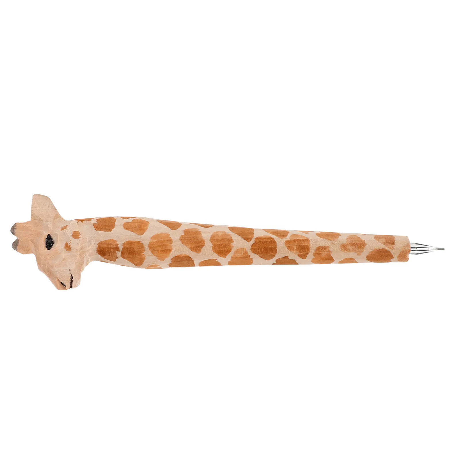 Wood Carved Animal Gel Ink Pen Giraffe Design Ballpoint Pen Novelty Writing Supplies Cute Cartoon Stationery for School Office
Wood Carved Animal Gel Ink Pen Giraffe Design Ballpoint Pen Novelty Writing Supplies Cute Cartoon Stationery for School Office