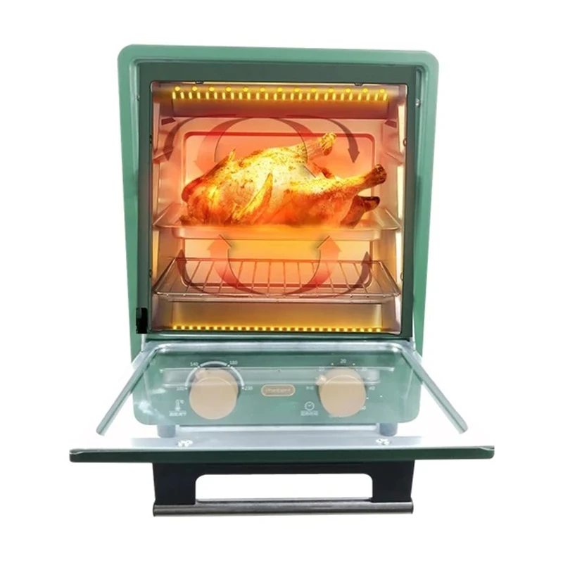 12L 1100W Double-Layer Toaster Oven - Countertop Electric Roaster for Chicken, Pizza & Rotisserie (Household Use, Easy Clean
12L 1100W Double-Layer Toaster Oven - Countertop Electric Roaster for Chicken, Pizza & Rotisserie (Household Use, Easy Clean