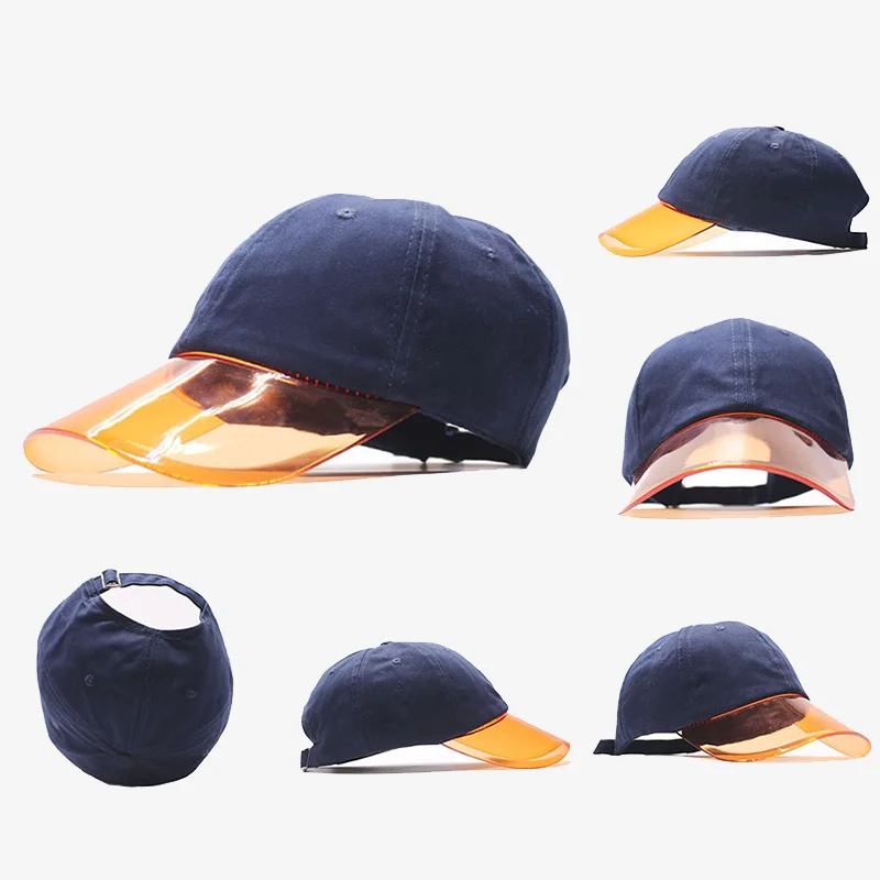 2021 New Summer Woman Man Cotton Baseball Cap Adjustable Hat Transparent Brim Cap Casual Ladies Sunhats Anti-UV Sunscreen
2021 New Summer Woman Man Cotton Baseball Cap Adjustable Hat Transparent Brim Cap Casual Ladies Sunhats Anti-UV Sunscreen