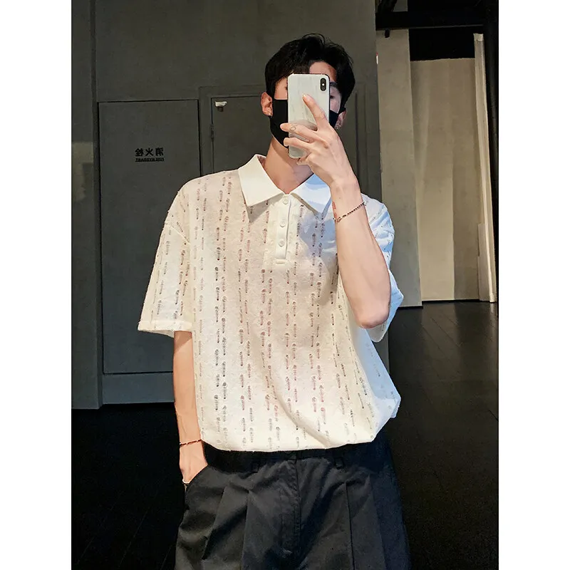 Мужская летняя футболка-поло с коротким рукавом свободного покроя, мужская модная уличная одежда с вырезами, модный топ, новая стильная сетчатая футболка POLO
Мужская летняя футболка-поло с коротким рукавом свободного покроя, мужская модная уличная одежда с вырезами, модный топ, новая стильная сетчатая футболка POLO