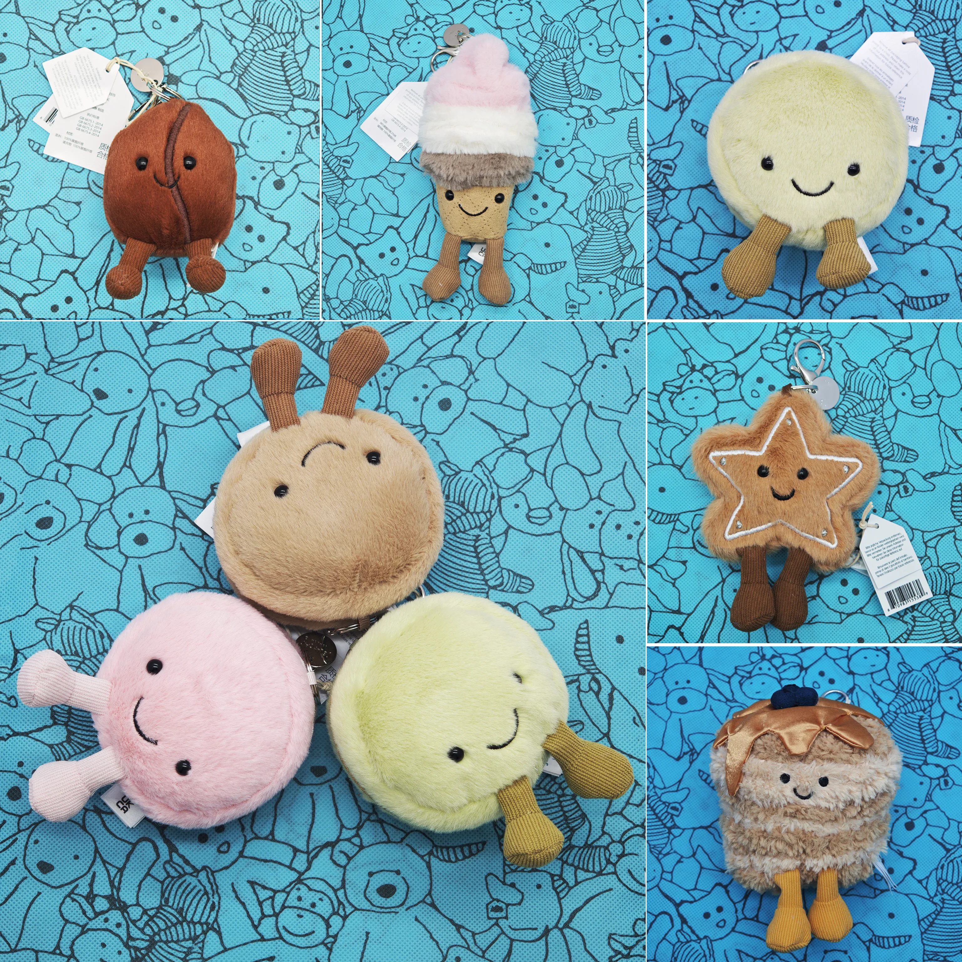 New 2026 JC Plush Toys Ice Cream Macaron Clover and Star Shapes Soft Plush Birthday Gifts for Children
New 2026 JC Plush Toys Ice Cream Macaron Clover and Star Shapes Soft Plush Birthday Gifts for Children