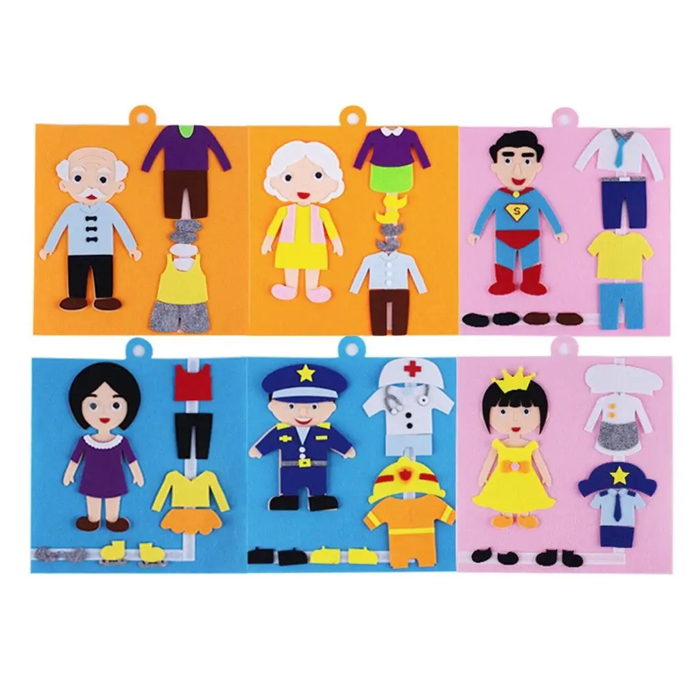 Early Education Non-woven Fabric Montessori Toy Teaching Aids Dressing Game Change Clothes Game Toys Fabric Craft Toy Kids
Early Education Non-woven Fabric Montessori Toy Teaching Aids Dressing Game Change Clothes Game Toys Fabric Craft Toy Kids