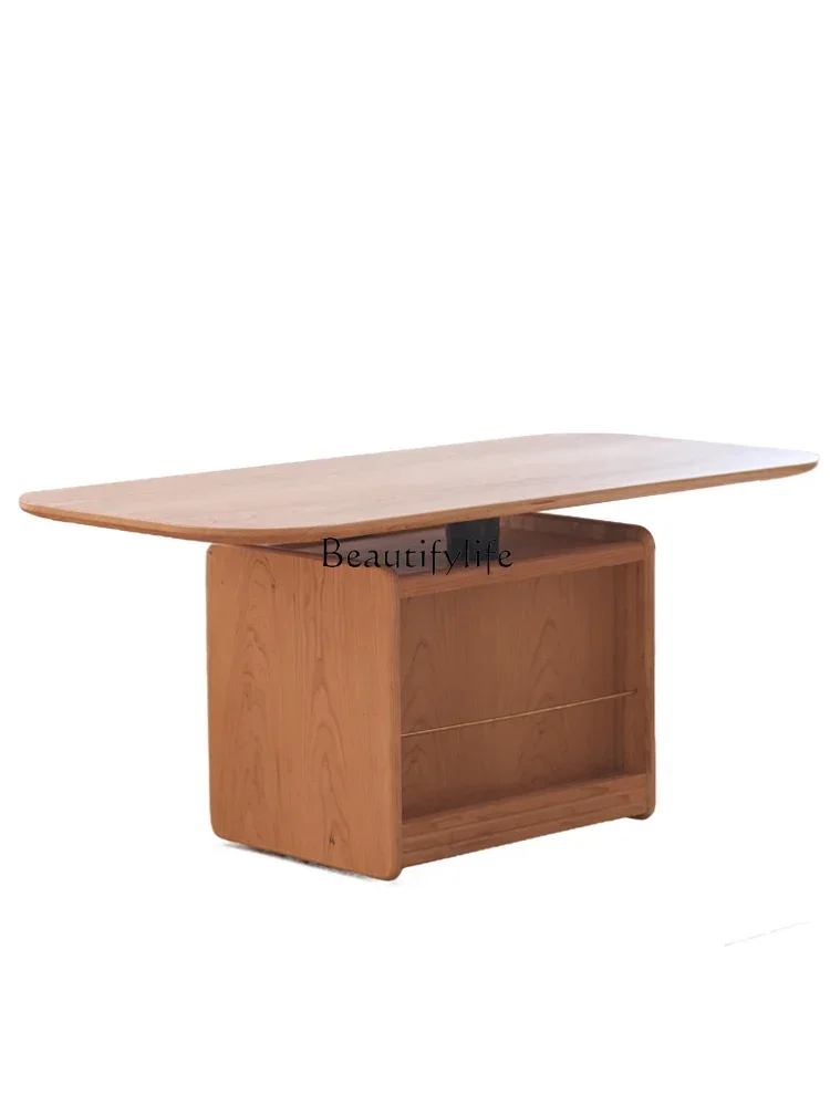 13Nordic solid wood mobile lifting coffee table living room small apartment tea table multi-function
13Nordic solid wood mobile lifting coffee table living room small apartment tea table multi-function