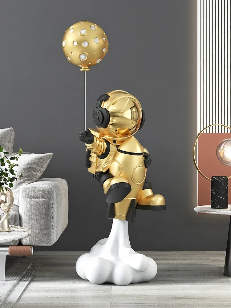 Home Decor Astronauts Ride Rockets Statue Figures Living Room TV Cabinet Side Floor Ornament Nordic Interior Figurine Decoration
Home Decor Astronauts Ride Rockets Statue Figures Living Room TV Cabinet Side Floor Ornament Nordic Interior Figurine Decoration