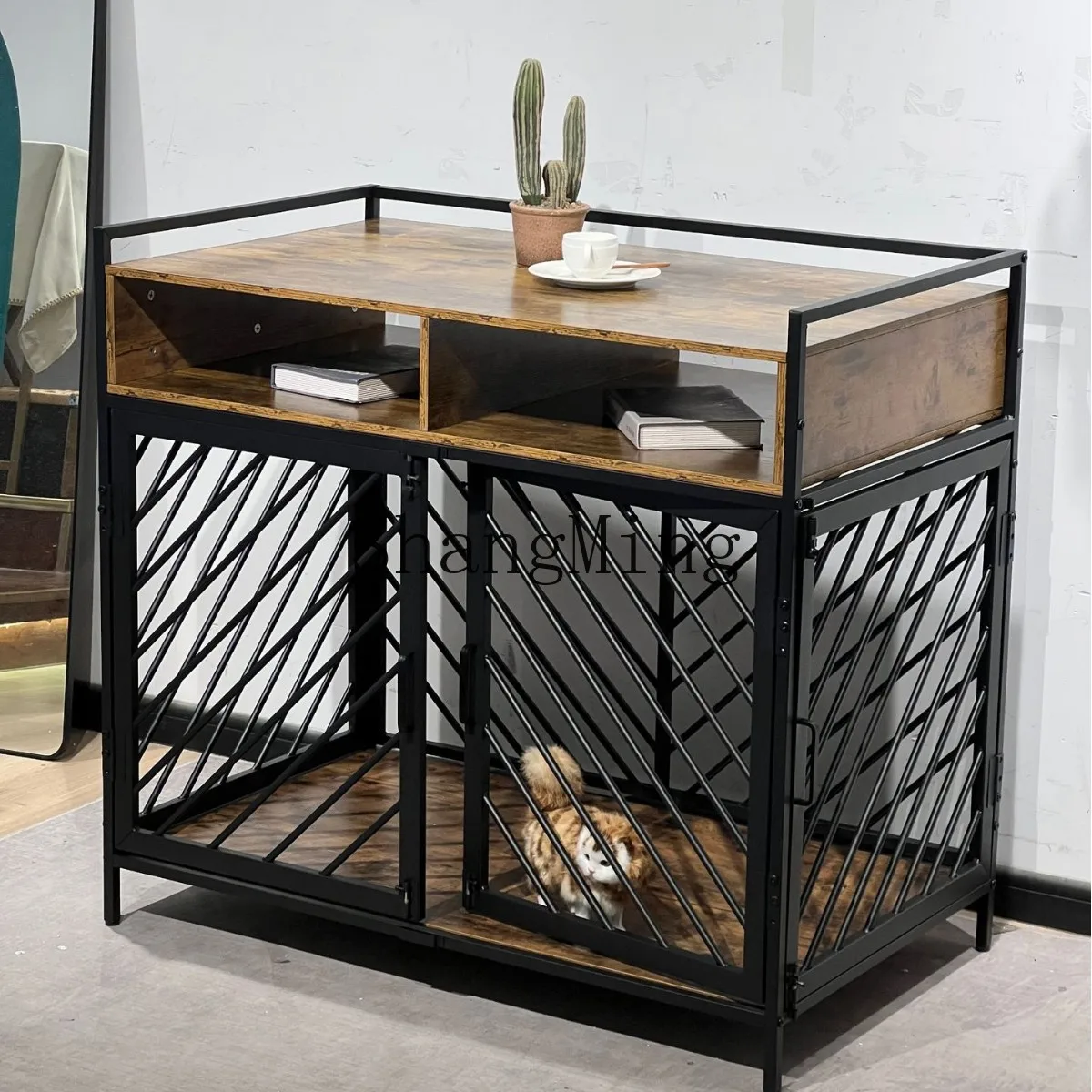 CL Large Wooden Dog Cage Thickened Pet Cage Multifunctional Cabinet 
CL Large Wooden Dog Cage Thickened Pet Cage Multifunctional Cabinet