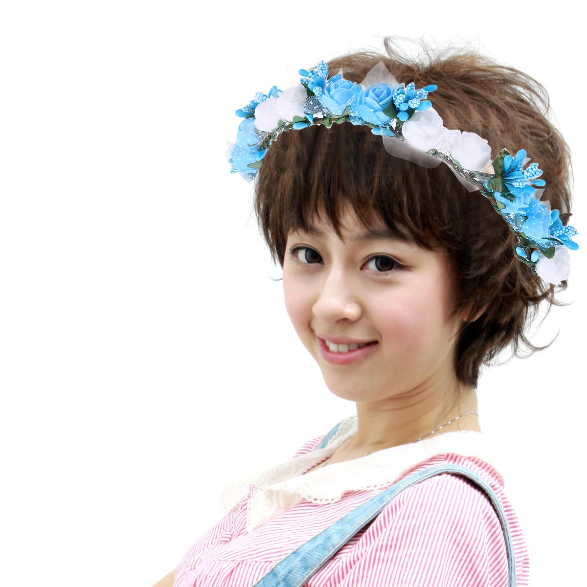 Floral Headband Bridal Headdress Wedding Garland Single Layer Crown Bride Adjustable Ribbon Elegant Sweet Fits Heads Photo Prop
Floral Headband Bridal Headdress Wedding Garland Single Layer Crown Bride Adjustable Ribbon Elegant Sweet Fits Heads Photo Prop