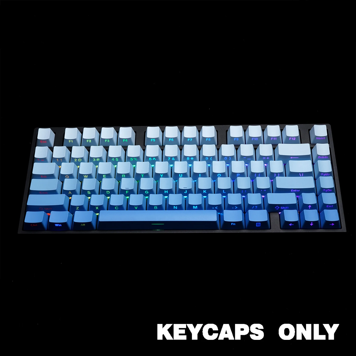 NPKC Blue Gradient OEM PBT Keycaps Doubleshot Mechanical Keyboard Keycaps Custom Keycap Key Caps Side Printed Legends 136Keys
NPKC Blue Gradient OEM PBT Keycaps Doubleshot Mechanical Keyboard Keycaps Custom Keycap Key Caps Side Printed Legends 136Keys