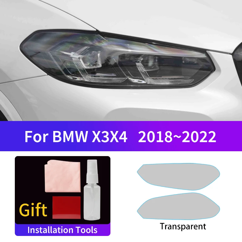 Suitable for BMW X3X4 2018~2022 car headlight fog tail light film,Color changing film protective stickers
Suitable for BMW X3X4 2018~2022 car headlight fog tail light film,Color changing film protective stickers