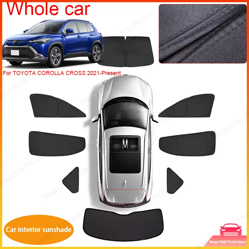 Car Black Window Privacy Sunshade For Toyora Corolla CROSS 2021-2026 Anti-UV Heat Insulation Protect Cover Interior Accessory
Car Black Window Privacy Sunshade For Toyora Corolla CROSS 2021-2026 Anti-UV Heat Insulation Protect Cover Interior Accessory