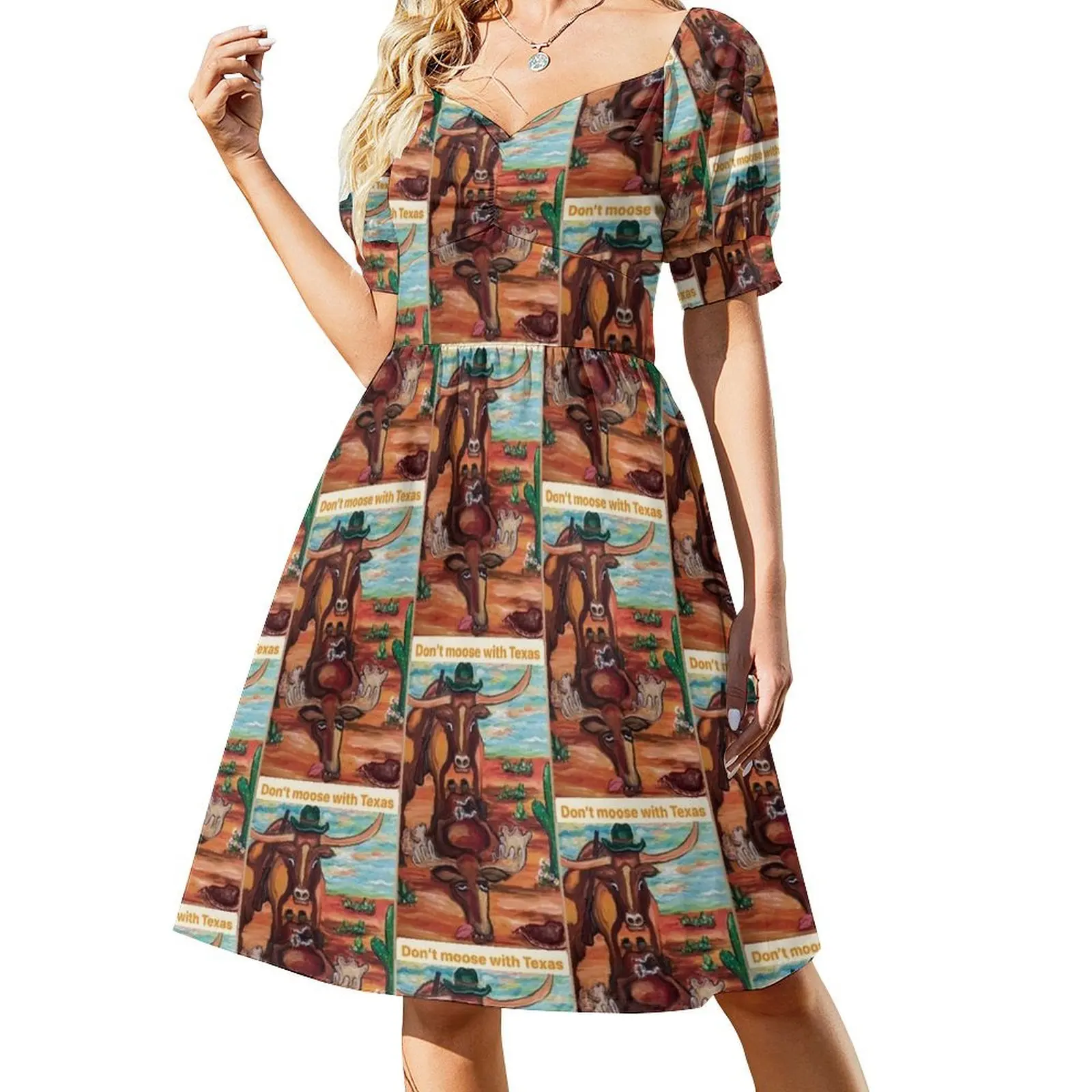 iarthappy moose madnesss ,don't moose with Texas Short-Sleeved Dress women's summer dress 2025 clothes for woman Dress
iarthappy moose madnesss ,don't moose with Texas Short-Sleeved Dress women's summer dress 2025 clothes for woman Dress