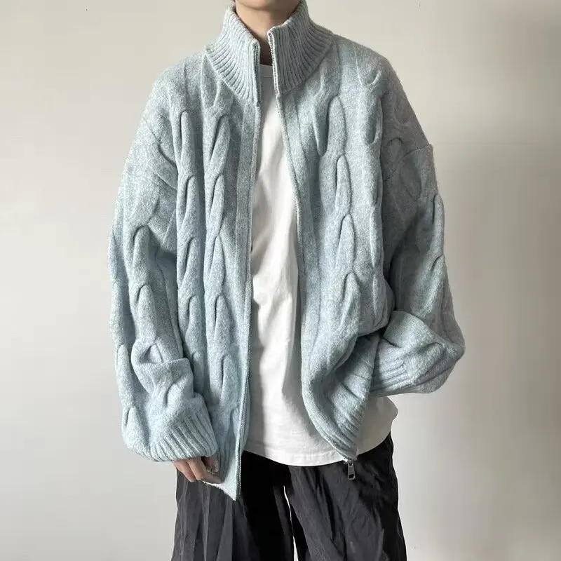 Spring and Autumn Outdoor Men's Fashion Trend Loose Comfortable Casual Knitted Cardigan American Retro High End Zipper Cardigan
Spring and Autumn Outdoor Men's Fashion Trend Loose Comfortable Casual Knitted Cardigan American Retro High End Zipper Cardigan