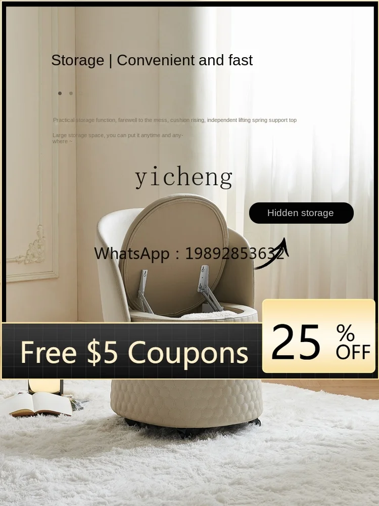 AB High-End Makeup Stool Foldle Storage Rotating Removle Dressing Stool
AB High-End Makeup Stool Foldle Storage Rotating Removle Dressing Stool