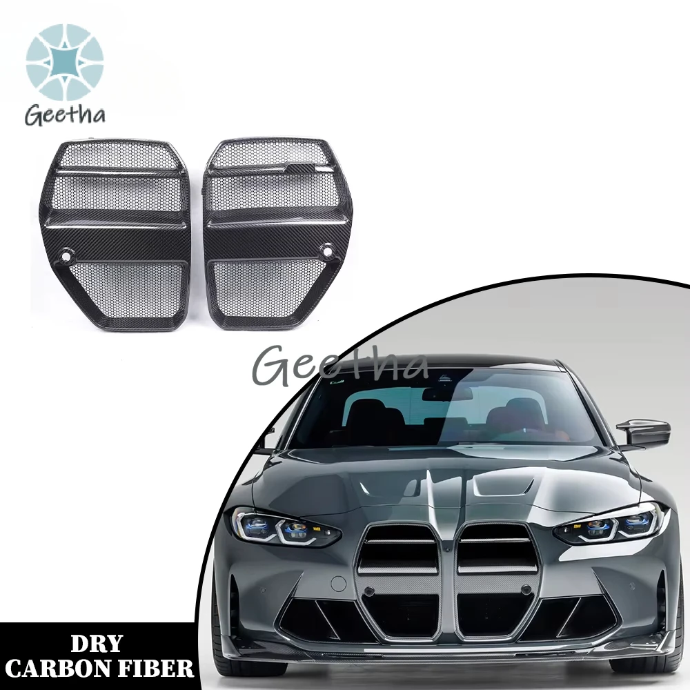V Style Dry Carbon Fiber With Metal Mesh Grille for BMW G80 G82 M3 G82 G83 M4 Carbon Grille Anti Insec Net Perfect Installation
V Style Dry Carbon Fiber With Metal Mesh Grille for BMW G80 G82 M3 G82 G83 M4 Carbon Grille Anti Insec Net Perfect Installation