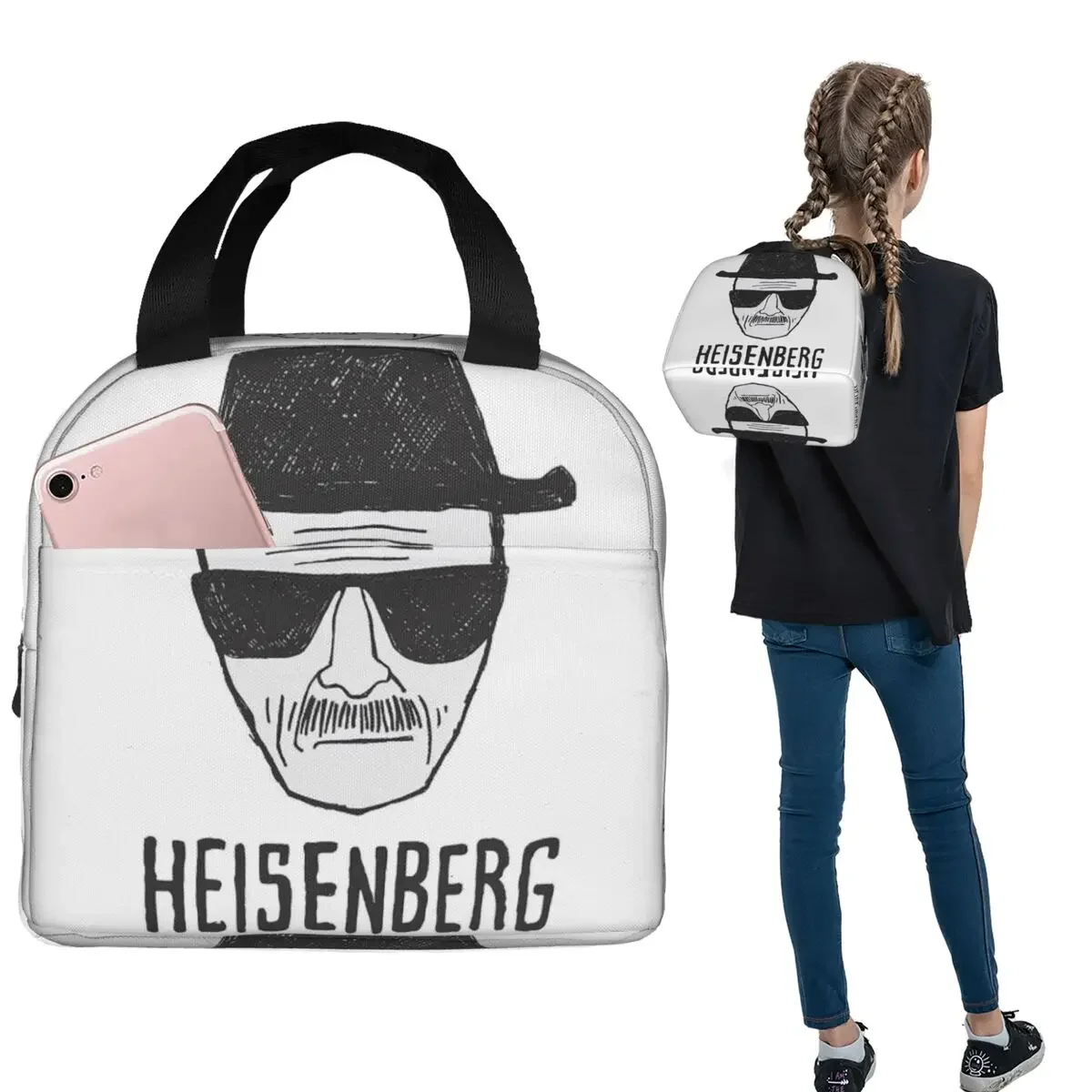 Термосумка для обедов B-Breaking-S B-Bad-S Heisenberg Drawing, изолированная, для женщин и детей, портативная, для еды, термосумка-тоут
Термосумка для обедов B-Breaking-S B-Bad-S Heisenberg Drawing, изолированная, для женщин и детей, портативная, для еды, термосумка-тоут