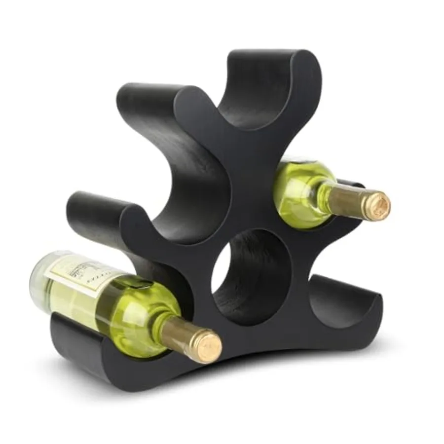 Countertop Wine Rack - 6 Bottle Wooden Wine Rack - Freestanding Wine Bottle Holder Stand - Wine Storage Rack for Cabinet Pantry
Countertop Wine Rack - 6 Bottle Wooden Wine Rack - Freestanding Wine Bottle Holder Stand - Wine Storage Rack for Cabinet Pantry