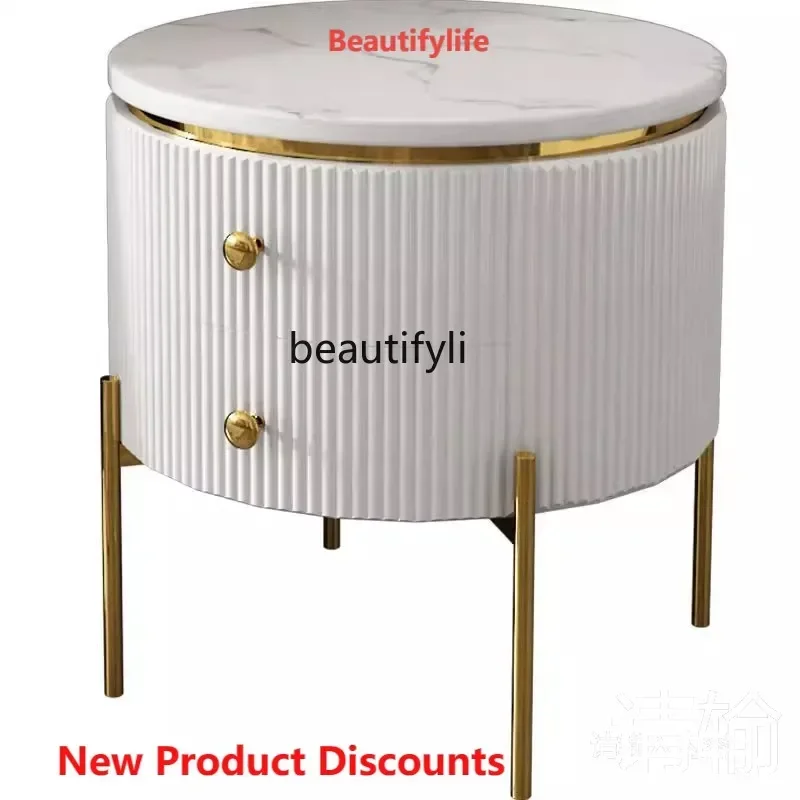 Q181 New post-modern light luxury simple sofa side cabinet living room corner few painted marble small side table
Q181 New post-modern light luxury simple sofa side cabinet living room corner few painted marble small side table