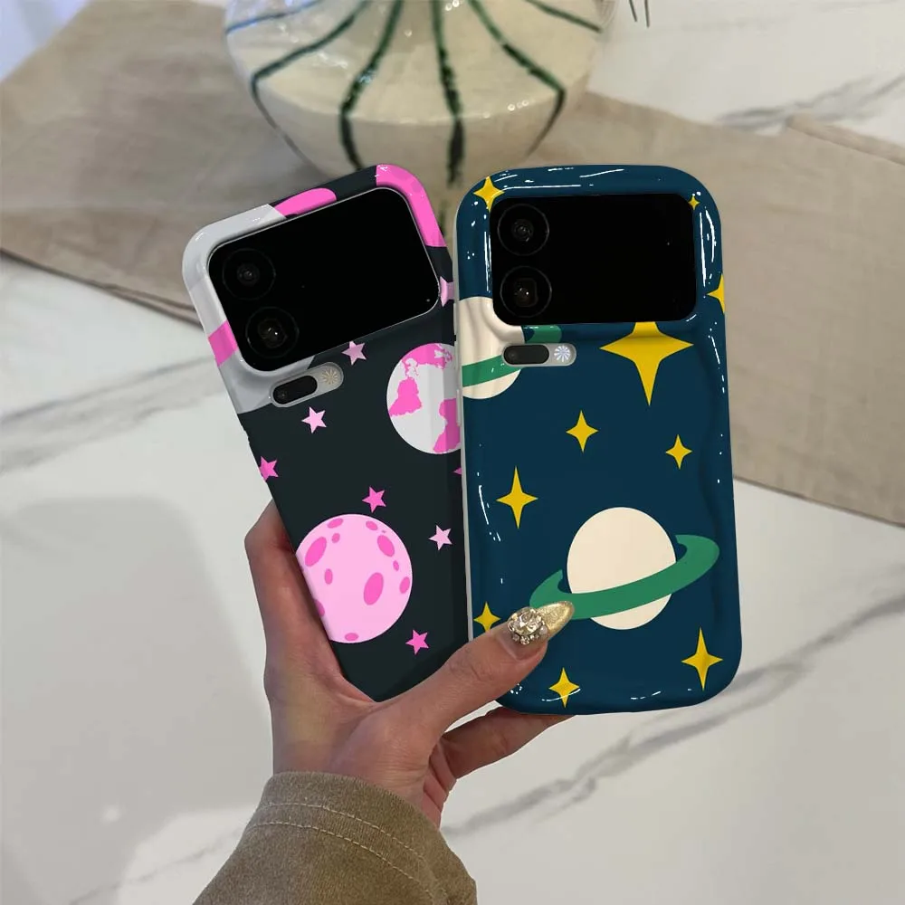 Cartoon Star Planet Ring Phone Case For Xiaomi Mi 11 11i 11X 12T 17 15 NE Pro Lite Max Wave Oil Film
Cartoon Star Planet Ring Phone Case For Xiaomi Mi 11 11i 11X 12T 17 15 NE Pro Lite Max Wave Oil Film