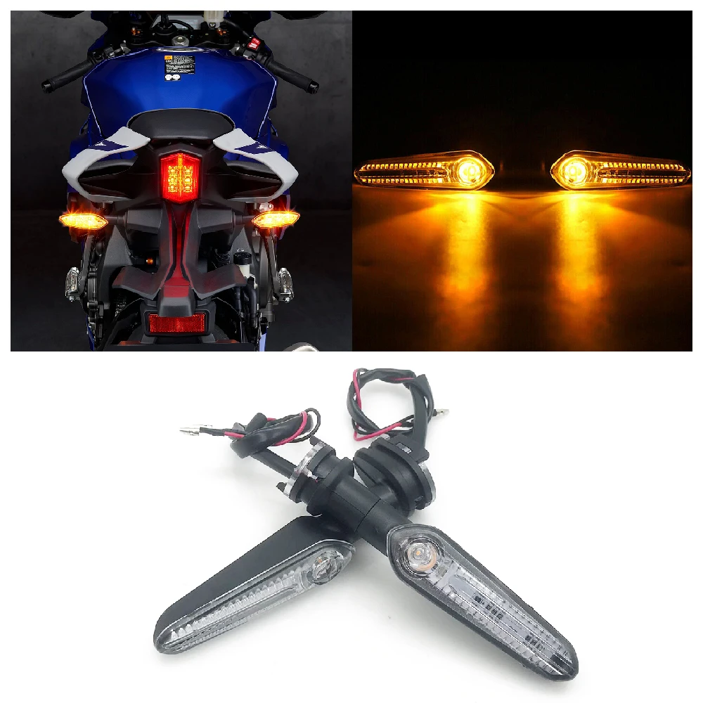 Fits for Yamaha YZF R1 R3 R6 R7 ABS YZF-R1M R1S YZF-R3 YZF-R6 2015-2024 Motorcycle Rear Turn Signal Lights LED Indicator Lamp
Fits for Yamaha YZF R1 R3 R6 R7 ABS YZF-R1M R1S YZF-R3 YZF-R6 2015-2024 Motorcycle Rear Turn Signal Lights LED Indicator Lamp