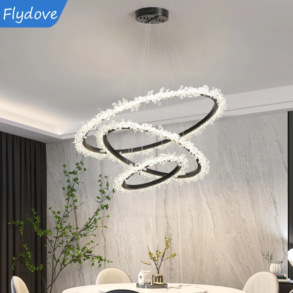 Postmodern Luxury Chandelier Aluminum Shape LED Ceiling Ring Crystal Chandelier Lamp Indoor Lighting Decoration
Postmodern Luxury Chandelier Aluminum Shape LED Ceiling Ring Crystal Chandelier Lamp Indoor Lighting Decoration