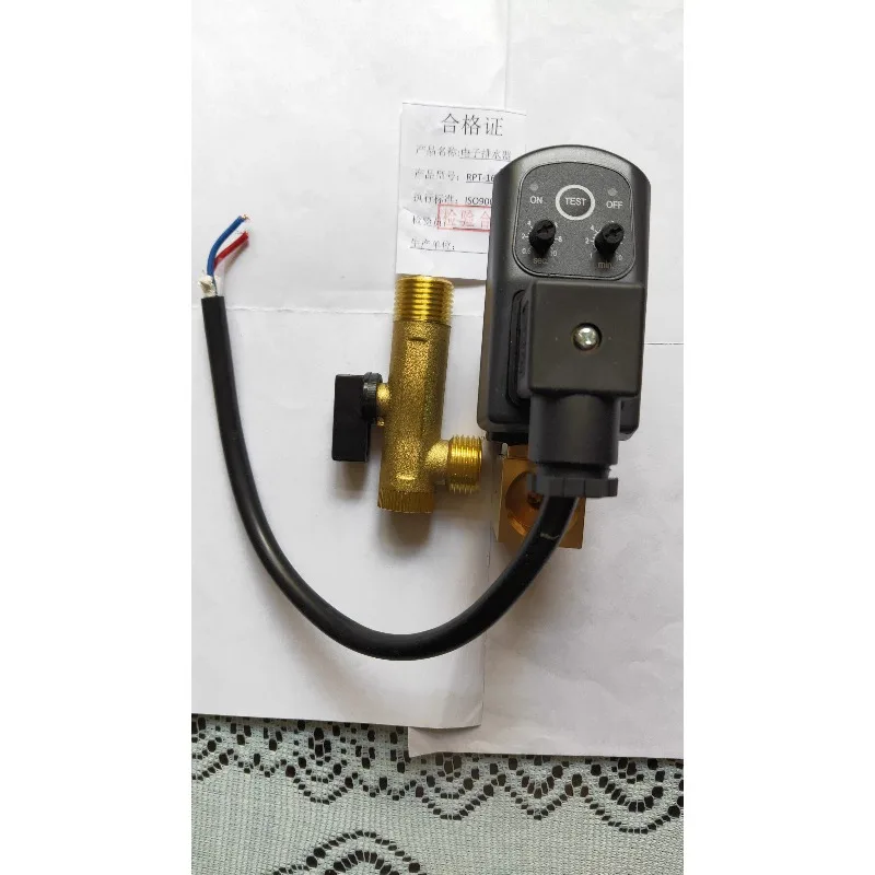 RPT-16-04 1/2 (DN15) 16bar AC220V air compressor electronic drain
RPT-16-04 1/2 (DN15) 16bar AC220V air compressor electronic drain