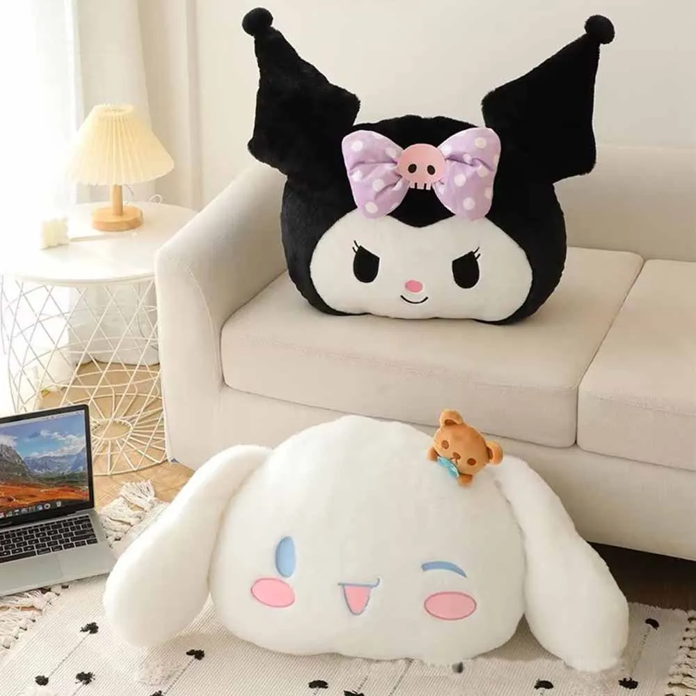 Cartoon Sanrio Plush Pillow Kuromi Cinnamoroll Plush Back Cushion Soft Stuffed Dolls Sofa Pillows Girlfriend Kids Birthday Gift
Cartoon Sanrio Plush Pillow Kuromi Cinnamoroll Plush Back Cushion Soft Stuffed Dolls Sofa Pillows Girlfriend Kids Birthday Gift