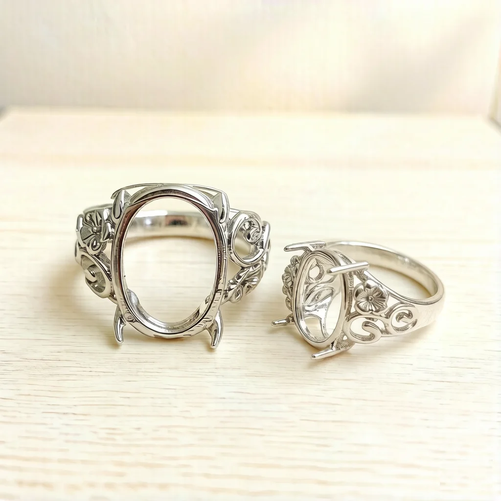 2Pcs Brass Adjustable Semi Mounting Ring Base Blank Hollow Flower Prong 13x18mm Cabochon Setting for DIY Ring Jewelry Making
2Pcs Brass Adjustable Semi Mounting Ring Base Blank Hollow Flower Prong 13x18mm Cabochon Setting for DIY Ring Jewelry Making