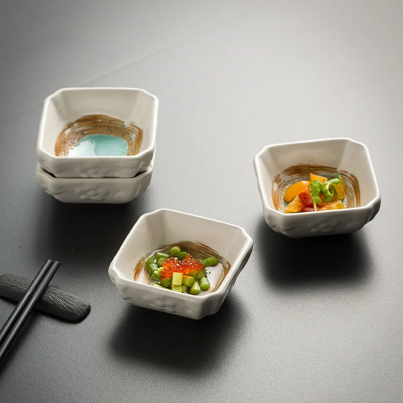 Retro Japanes Ceramic Plate Sushi Snack Dish Food Round Plates Soy Sauce Dishes Vinegar Tray Household Tableware For Restaurant
Retro Japanes Ceramic Plate Sushi Snack Dish Food Round Plates Soy Sauce Dishes Vinegar Tray Household Tableware For Restaurant