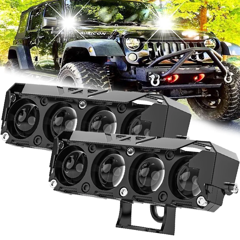 4inch Universal Motorcycle LED Auxiliary Headlight Spotlights Super Penetrating12V-30V Fog Lights for 4x4 ATV Truck Bike SUV
4inch Universal Motorcycle LED Auxiliary Headlight Spotlights Super Penetrating12V-30V Fog Lights for 4x4 ATV Truck Bike SUV