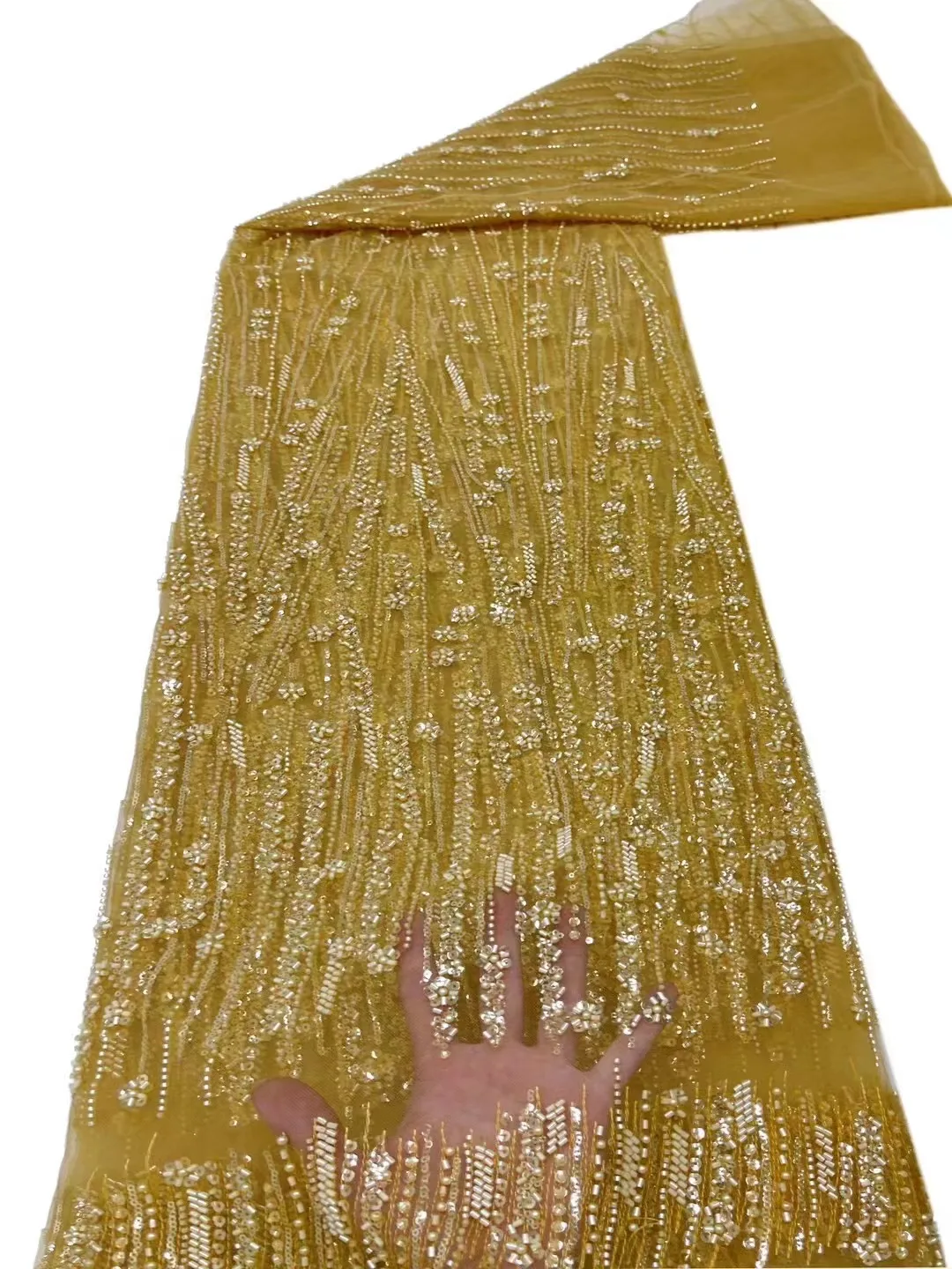 New Heavy Beaded Lace ,Beads tube Embroidery French tulle net ,African fabric Lace For DIY Weddings Evening dresses Party
New Heavy Beaded Lace ,Beads tube Embroidery French tulle net ,African fabric Lace For DIY Weddings Evening dresses Party