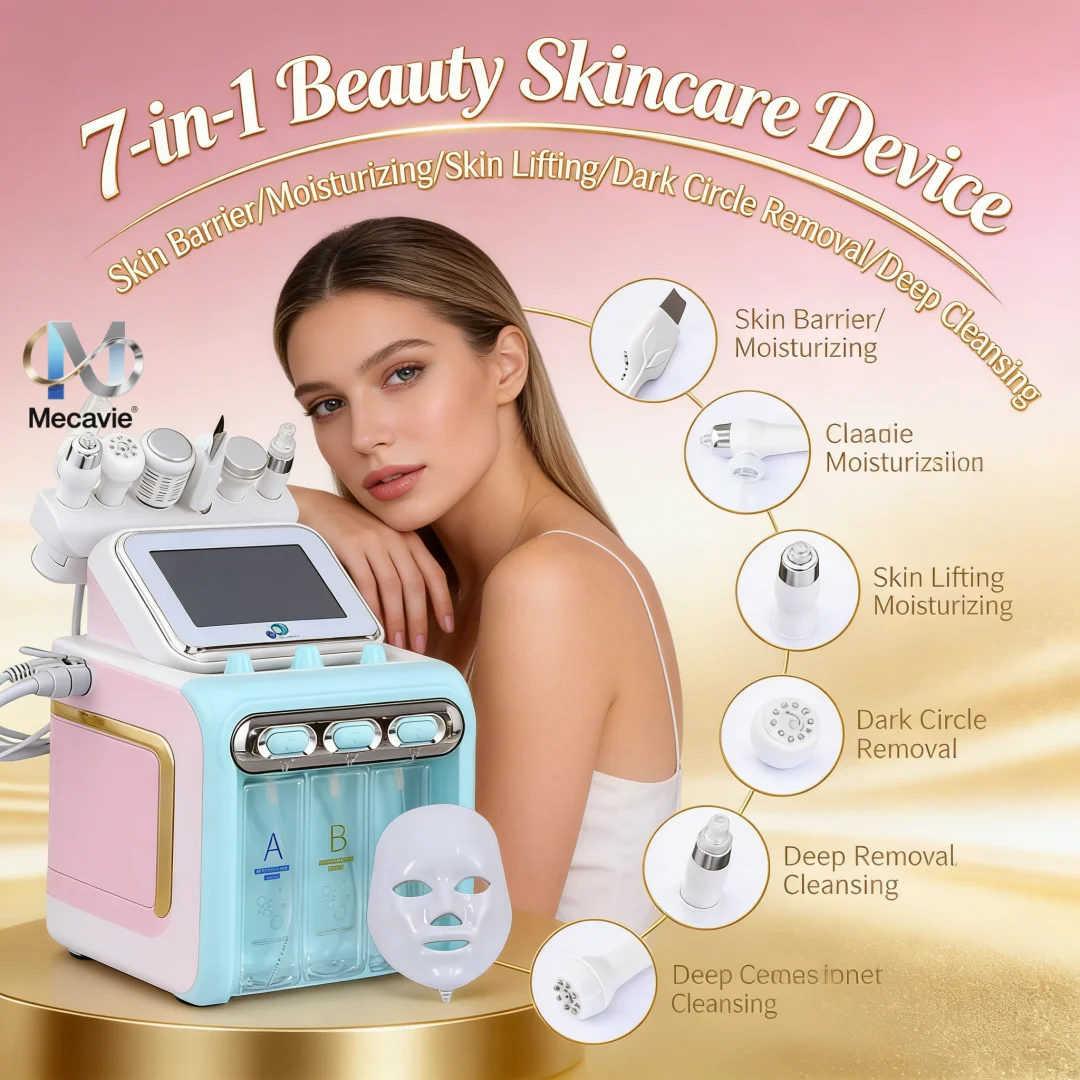 New6-In-1/7-in1 Hydro Dermabrasion Machine Deep Facial Cleaning lifting Water Oxygen Spray Skin Care Bubble SPA Beauty Equipment
New6-In-1/7-in1 Hydro Dermabrasion Machine Deep Facial Cleaning lifting Water Oxygen Spray Skin Care Bubble SPA Beauty Equipment